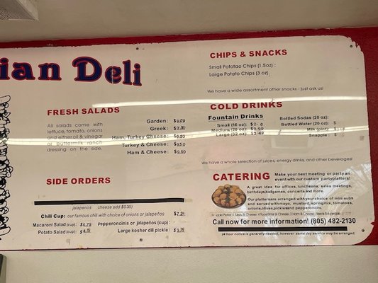 Menu photo 4 Nona's Italian Deli Camarillo, CA Menu photo 4 Nona's Italian Deli Camarillo, CA