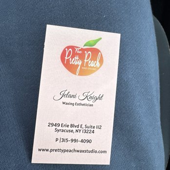 The Pretty Peach - book with Lani - Waxing Near Me - Syracuse, New York