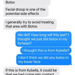 Anousheh blamed me for doing Botox when she treated me for Kybella! Anousheh blamed me for doing Botox when she treated me for Kybella!