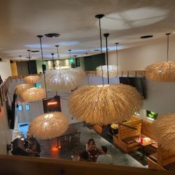 Levels Nigerian Cuisine - Dinning area from aboe