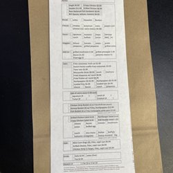 York N Ale - Updated menu