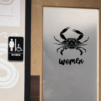 Box Hill Crab Cakes - Restroom - Women (Know your crab!) - Pizza Near Me - Abingdon, Maryland