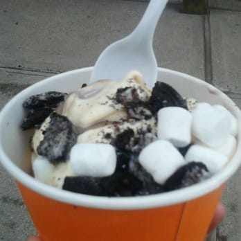 Yo Goody's - a cup of ice cream and marshmallows - Ice Cream & Frozen Yogurt Near Me - Kennebunk, Maine