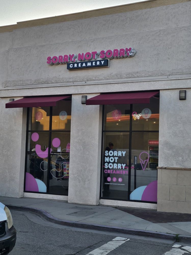 Sorry Not Sorry Creamery Logo