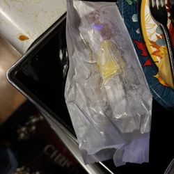 Chinese Express - Not sure what is on this bag, smells like mayo