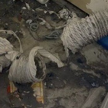 Breathable - Before: Dryer Vent - Heating & Air Conditioning/HVAC Near Me
