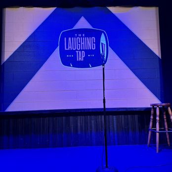 The Laughing Tap - a microphone on a stage - Comedy Clubs Near Me - Milwaukee, Wisconsin