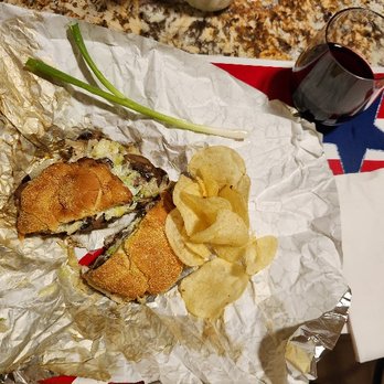 Big Earl's Greasy Eats - Eating my swiss mushroom chicken sandwich at home. The chicken breast is bigger than the bun! - American Near Me - Cave Creek, Arizona Big Earl's Greasy Eats - Eating my swiss mushroom chicken sandwich at home. The chicken breast is bigger than the bun! - American Near Me - Cave Creek, Arizona