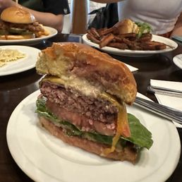 Hobbit burger (halved)