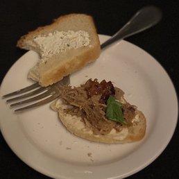 Pulled pork bruschetta Pulled pork bruschetta