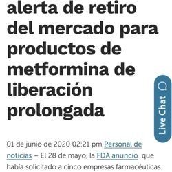 Christian John Gastelum MD - La FDA dice stop a meformina xr