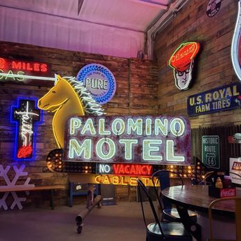 Cook's Garage - Neon sign - New American Near Me - Lubbock, Texas