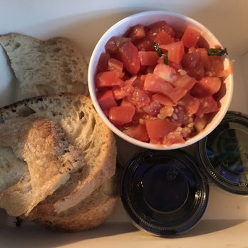 M'tucci's Twenty-Five - Bruschetta with sourdough bread, extra virgin olive oil and aged balsamic vinegar. - Italian Near Me - Albuquerque, New Mexico