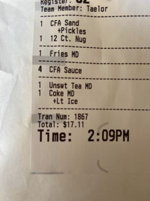Menu photo 3 Chick-fil-A Riverside, CA