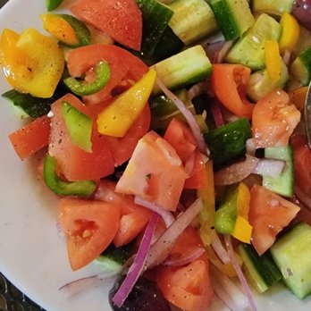 Sofia's Mediterranean Grill - Horiatiki Salad after I ate half of it - Greek Near Me - Hasbrouck Heights, New Jersey Sofia's Mediterranean Grill - Horiatiki Salad after I ate half of it - Greek Near Me - Hasbrouck Heights, New Jersey