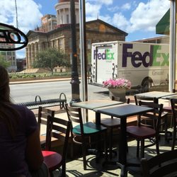 Subway - View of the Old State Capitol from the dining area