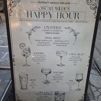 Oscar Wilde - Cocktail Bars Near Me - New York, New York Oscar Wilde - Cocktail Bars Near Me - New York, New York