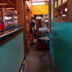 Nancy's Bakery - Kitchen staff, hard at work prepping meals