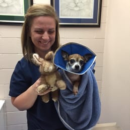 Izzy with her amazing vet, Dr. Ikleman Izzy with her amazing vet, Dr. Ikleman