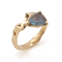 J Cotter Gallery - 14KY ring with Topaz