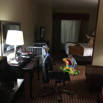 Comfort Suites - Peek at what the room looks like... We already checked in so it has our stuff out - Hotels Near Me - Bay City, Texas Comfort Suites - Peek at what the room looks like... We already checked in so it has our stuff out - Hotels Near Me - Bay City, Texas