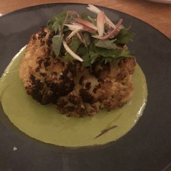 Kyu - Roasted Cauliflower, goat cheese, shishito - Asian Fusion Near Me - Miami, Florida