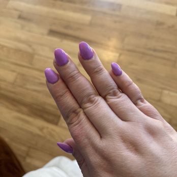 Lucky Nails - Middle finger is showing part of my natural nail bc she put too small of a tip on.... - Nail Salons Near Me - Independence, Missouri Lucky Nails - Middle finger is showing part of my natural nail bc she put too small of a tip on.... - Nail Salons Near Me - Independence, Missouri