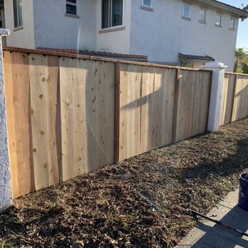 Ocean Fence - More work to do but our fence looks amazing! These are cedar wood boards treated to prevent termites! - Fences & Gates Near Me Ocean Fence - More work to do but our fence looks amazing! These are cedar wood boards treated to prevent termites! - Fences & Gates Near Me