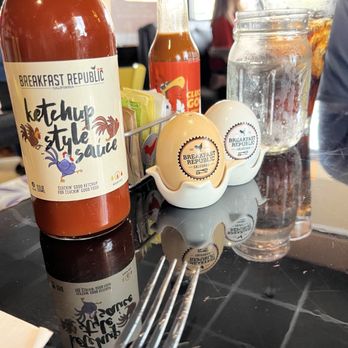 Breakfast Republic - BR condiments! - Breakfast & Brunch Near Me - Palm Desert, California