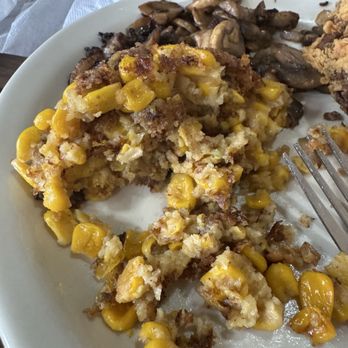 Busy Bee Cafe - Corn casserole, real close to my grandma's corn pudding. It is yummy - Breakfast & Brunch Near Me - Alvin, Texas Busy Bee Cafe - Corn casserole, real close to my grandma's corn pudding. It is yummy - Breakfast & Brunch Near Me - Alvin, Texas