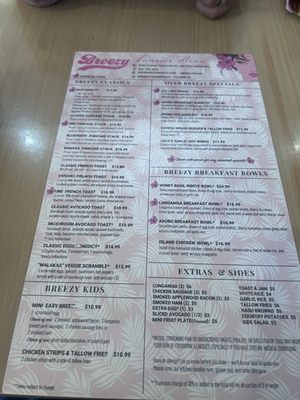 Menu photo 1 Breezy San Juan Capistrano, CA