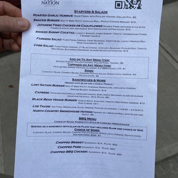 Lost Nation Brewing - Food menu - Breweries Near Me - Morrisville, Vermont Lost Nation Brewing - Food menu - Breweries Near Me - Morrisville, Vermont