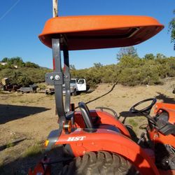 The hardtop above the ROPS protects you
