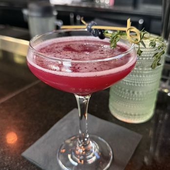 Fable at Toast Brea - Good Thymes - gin, lime, blueberries, thyme - Cocktail Bars Near Me - Brea, California Fable at Toast Brea - Good Thymes - gin, lime, blueberries, thyme - Cocktail Bars Near Me - Brea, California