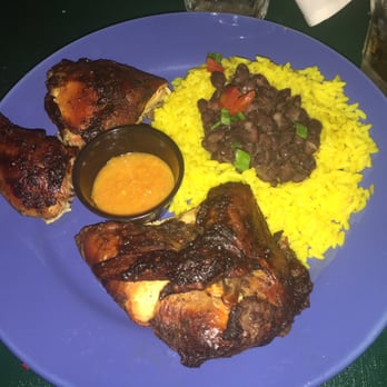 Rae's Coastal Cafe - Jerk Chicken with Rice and Beans - Seafood Near Me - Augusta, Georgia