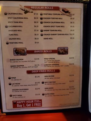 Menu photo 6 Ninja Sushi Yuma, AZ Menu photo 6 Ninja Sushi Yuma, AZ