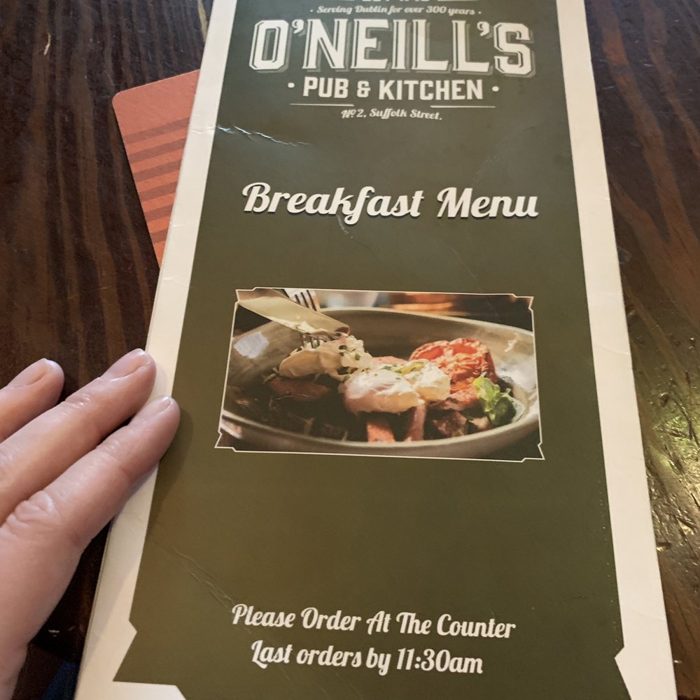 O'Neills Bar & Restaurant - The menu - Irish Near Me - Dublin, D O'Neills Bar & Restaurant - The menu - Irish Near Me - Dublin, D