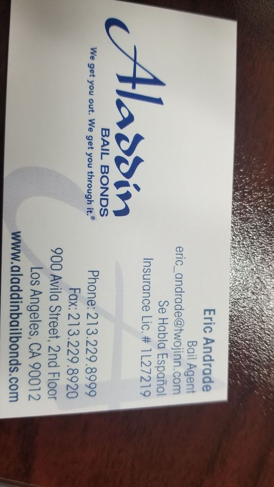 ALADDIN BAIL BONDS 13 Photos & 17 Reviews 900 S Avila St, Los