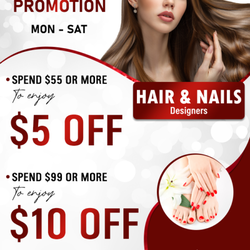 Hair & Nail Designers - Our address: 17995 Dumfries Shopping Plaza, Dumfries, Virginia 22026
Our phone:  703-221-2882 |
Our website: https://hairandnai