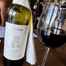 Napoli's Italian Grill - House Chianti was nice with our pasta.