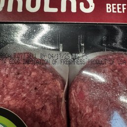 Expired meat continues on shelves as of 05/01/25.