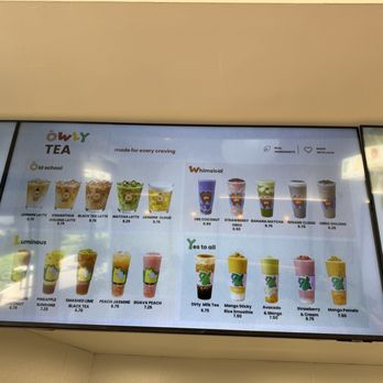 Owly Tea & Crepe - menu - Bubble Tea Near Me - Irvine, California