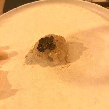 Kaki - Hokkaido scallop with truffle three ways - Sushi Bars Near Me - New York, New York