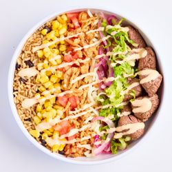Sproutz - Power Bowl - Southwest Steak featuring premium tenderloin!