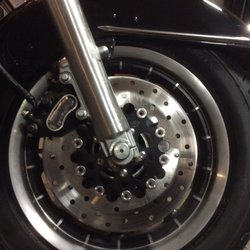 Redline Cycle - New front tire, dual floating discs, wheel bearings and rebuilt calipers