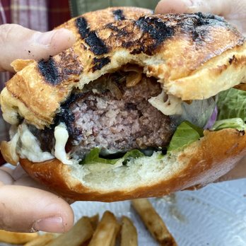 White Radish - Brunch burger (missing egg) supposed to be Medium - New American Near Me - Forest Hills, New York