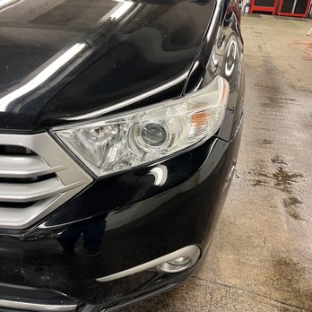 Vic's Auto Detailing - After - Driver side headlight - Auto Detailing Near Me - Itasca, Illinois