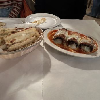 Lazzara's Pizza - Garlic Crisps and Eggplant Rollatini - Pizza Near Me - New York, New York Lazzara's Pizza - Garlic Crisps and Eggplant Rollatini - Pizza Near Me - New York, New York