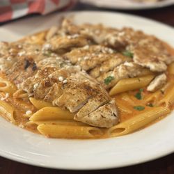 Penne ala vodka with chicken