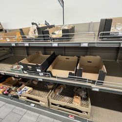 ALDI - Empty shelves
